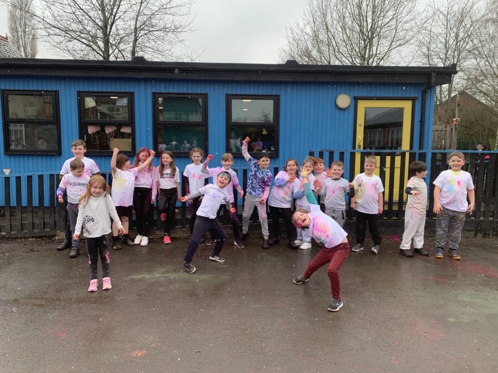 Badger Class Holi Festival | Tilstock CE Primary School 